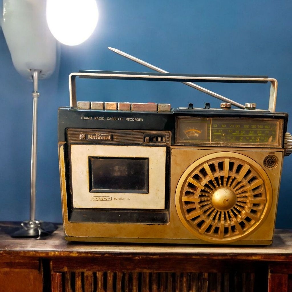 Radio Tape National Jadul Antik Vintage