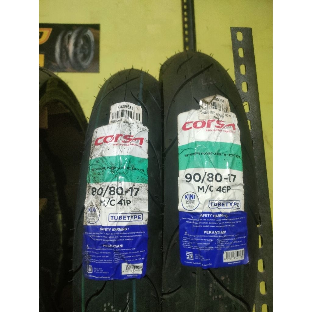 corsa terminator 90/80 ring 17 non tubles