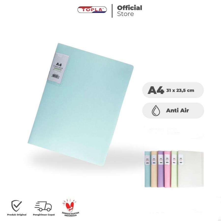 

Map Dokumen File Clear Holder Topla 222 A4 20s Pastel