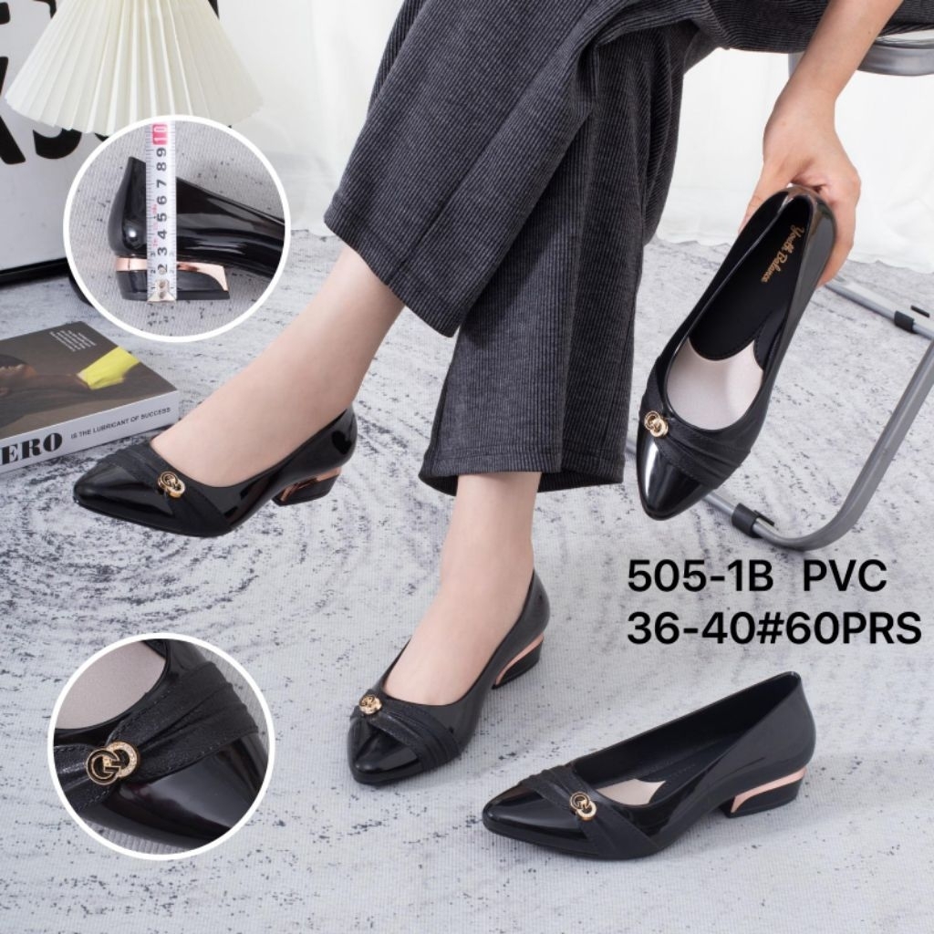 Sepatu pansus karet 3cm