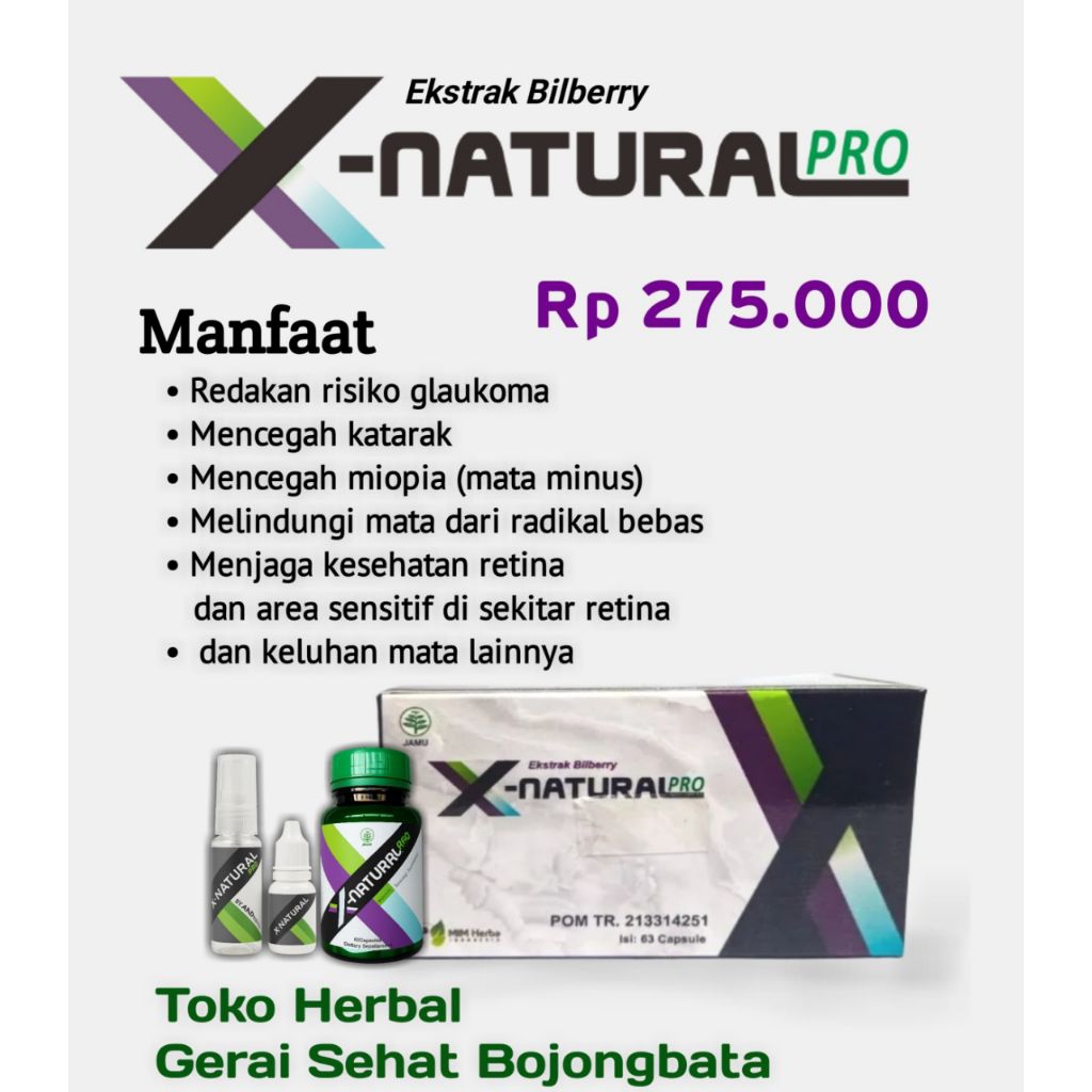 X NATURAL PRO OBAT MATA HERBAL 100% ORIGINAL