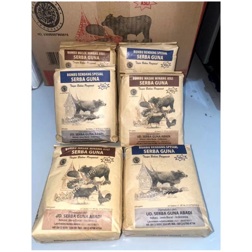 

Bumbu Masak Minang Asli Dan Bumbu Rendang Spesial SERBA GUNA 250gr