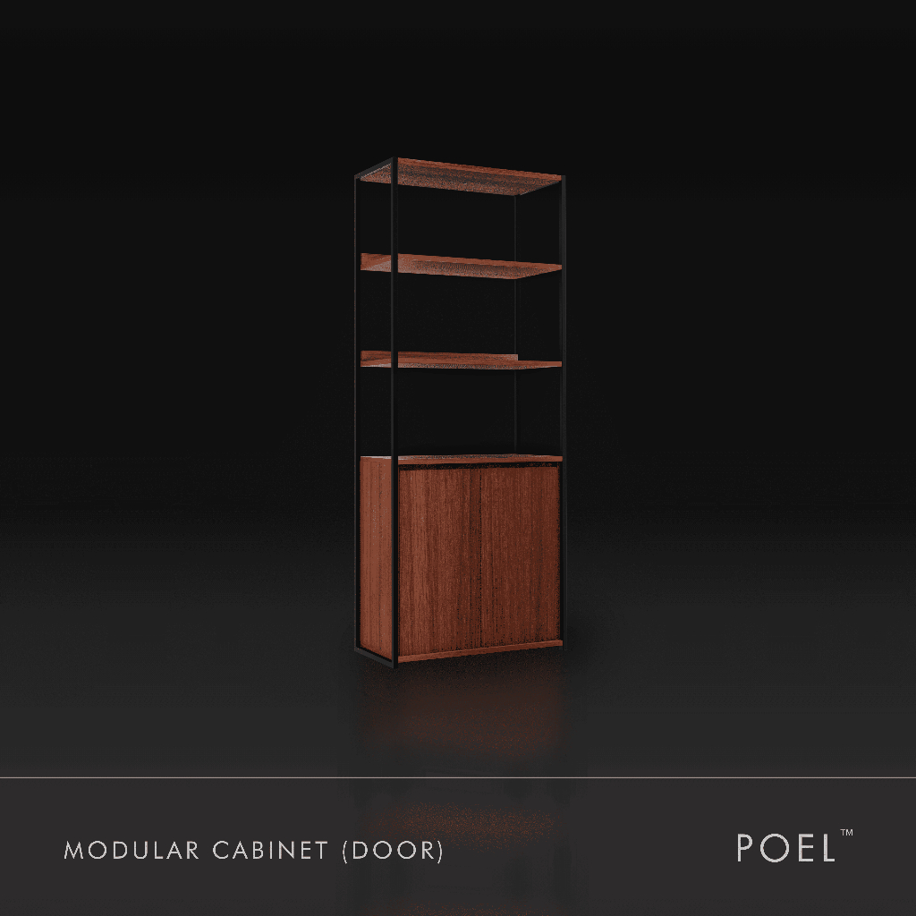POEL | MODULAR Cabinet | Lemari Rak Pakaian Minimalis Industrial | XIONCO