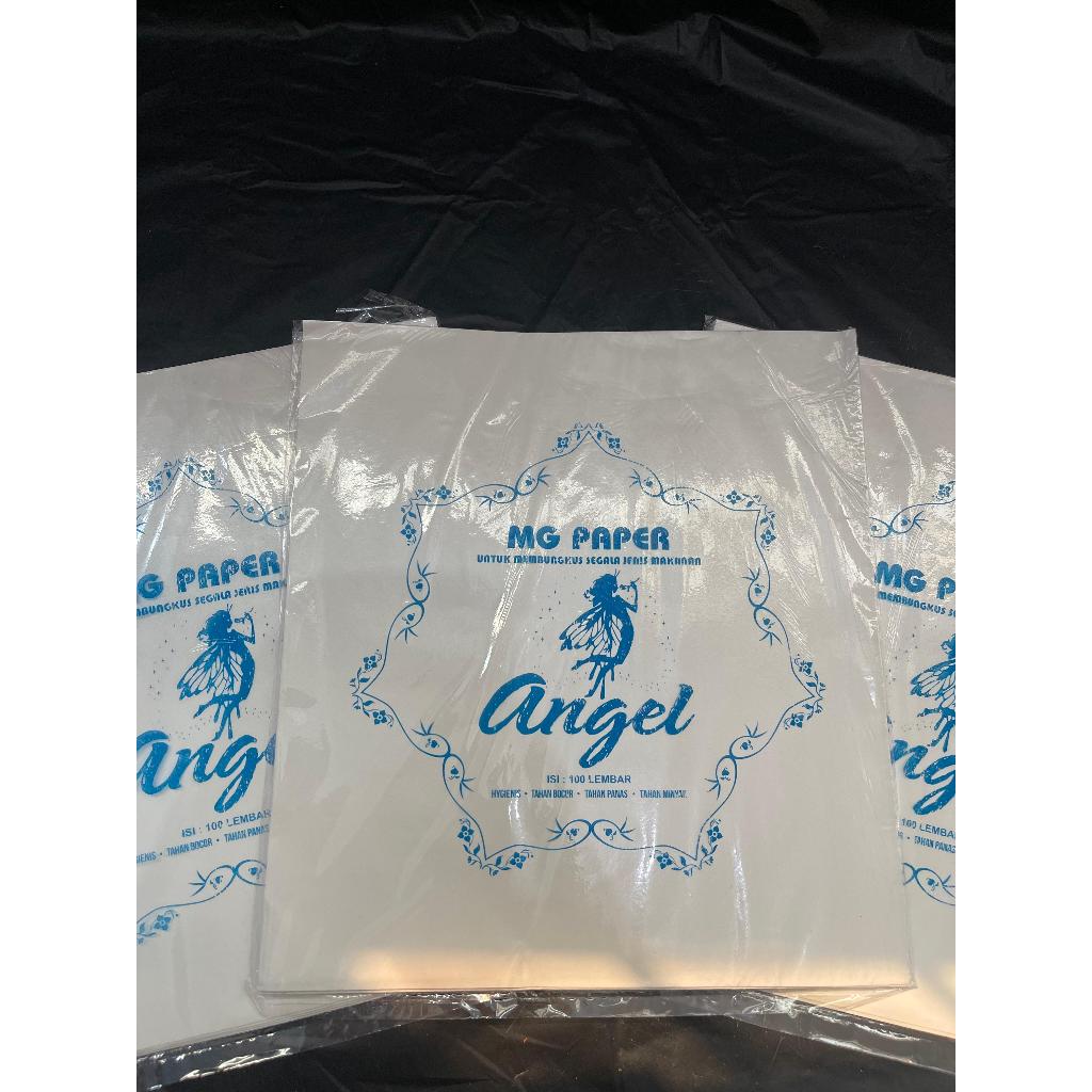 

KERTAS NASI MCD KFC/KERTAS KEBAB BURGER ANTI MINYAK/KERTAS BUNGKUS NASI PUTIH TERMURAH ISI 100 LBR