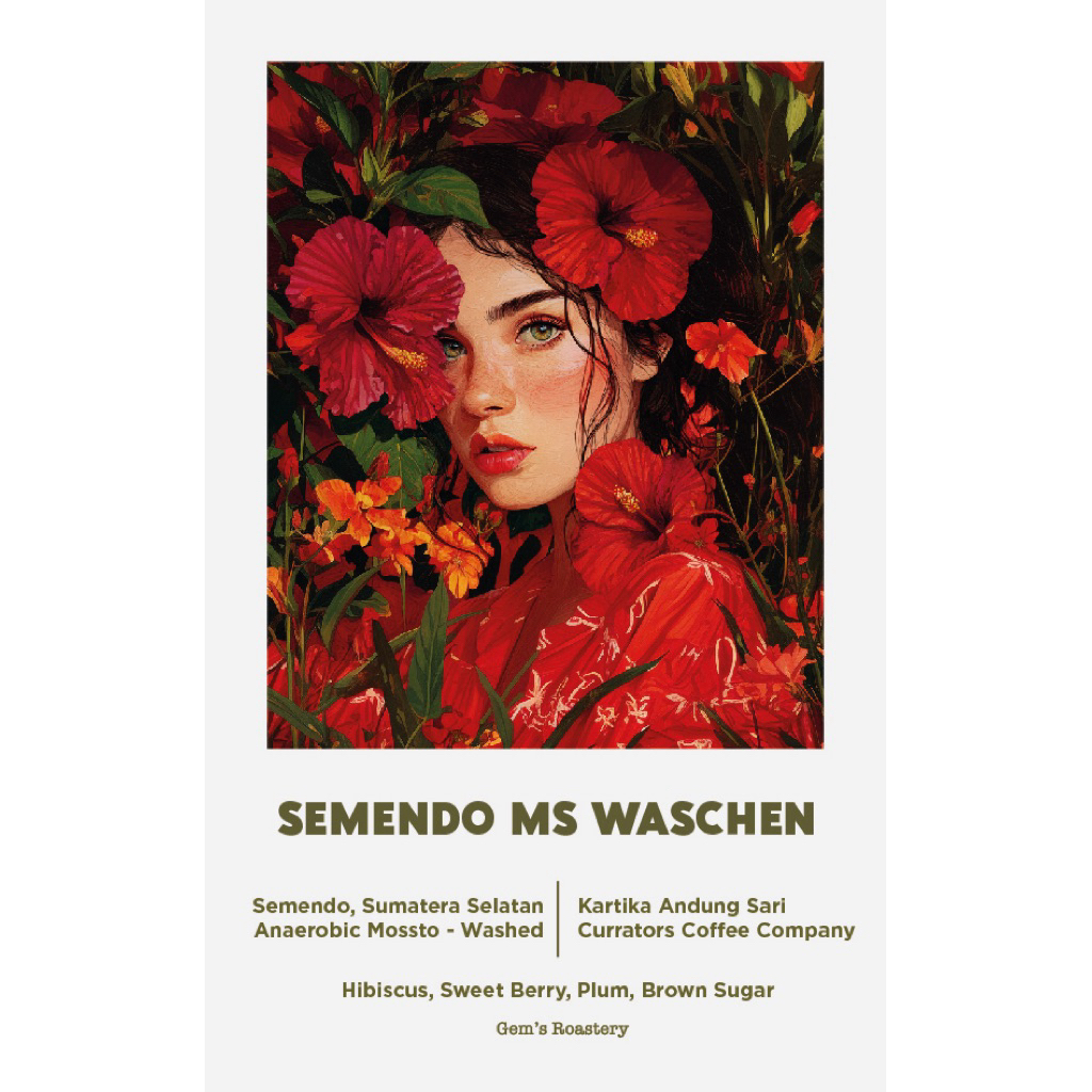 

Semendo Ms Waschen - Manual Brew 100gr - Gems Roastery