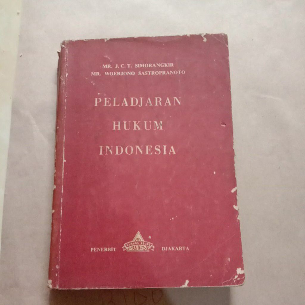 PELADJARAN HUKUM INDONESIA