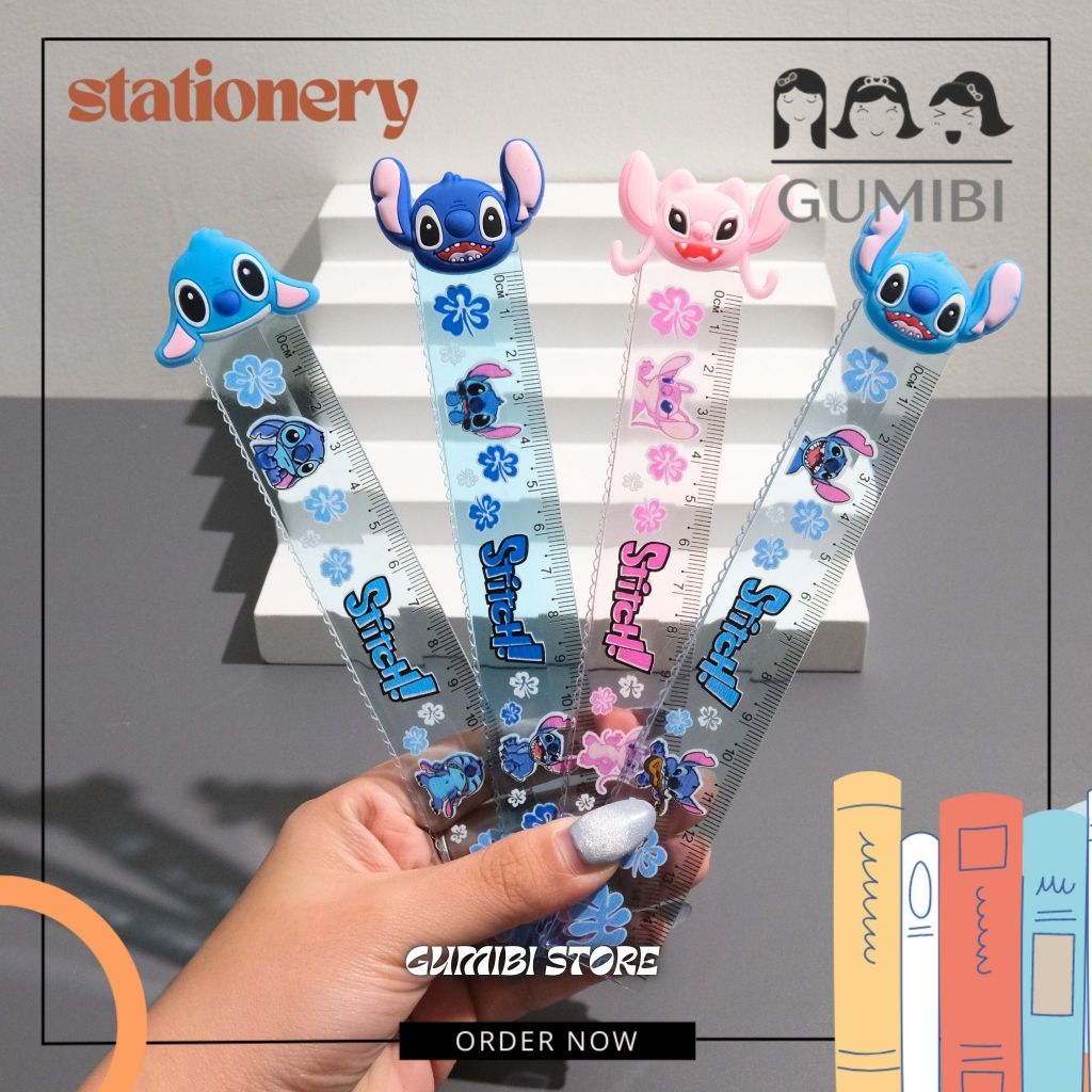 

PENGGARIS KARET STITCH PANJANG 15CM GARISAN RULER MOTIF STITCH KARET LUCU ALAT TULIS SEKOLAH ANAK TERMURAH GUMIBI STORE