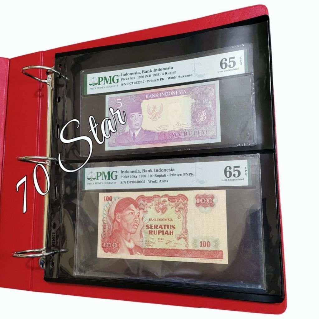 Album uang kertas PMG, Album Pmg Refil Hitam Mingt