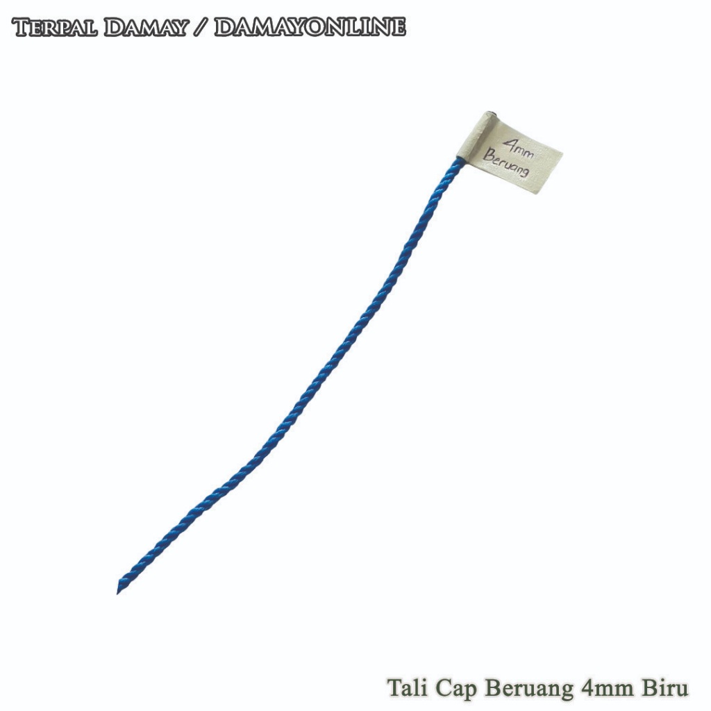 

Tali Tambang PE Cap Beruang 4mm Biru / Meter ( Harga Per Meter )
