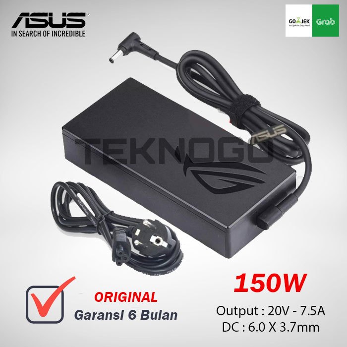 Adaptor Charger Asus TUF f15 FX15 fx506lh fx506i A15 FA506 A17 FA706 20V-7.5A (150Watt)