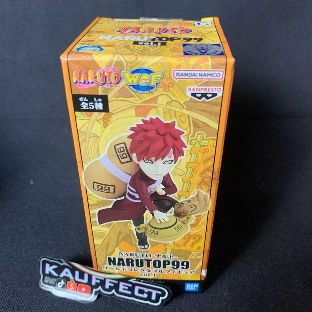 wcf figure gara naruto original bandai new