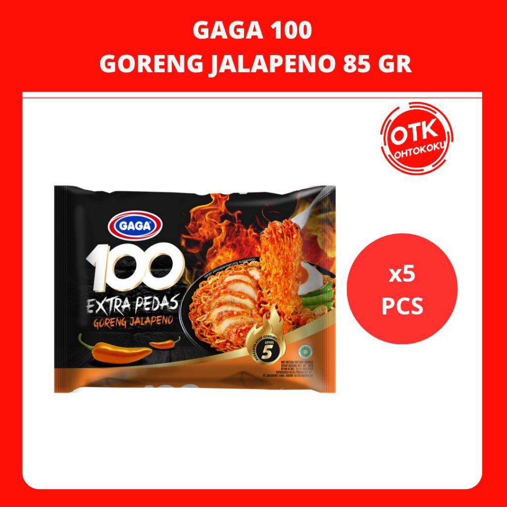 

Gaga 100 Mi Instan Goreng Jalapeno 85 gr x 5 pcs
