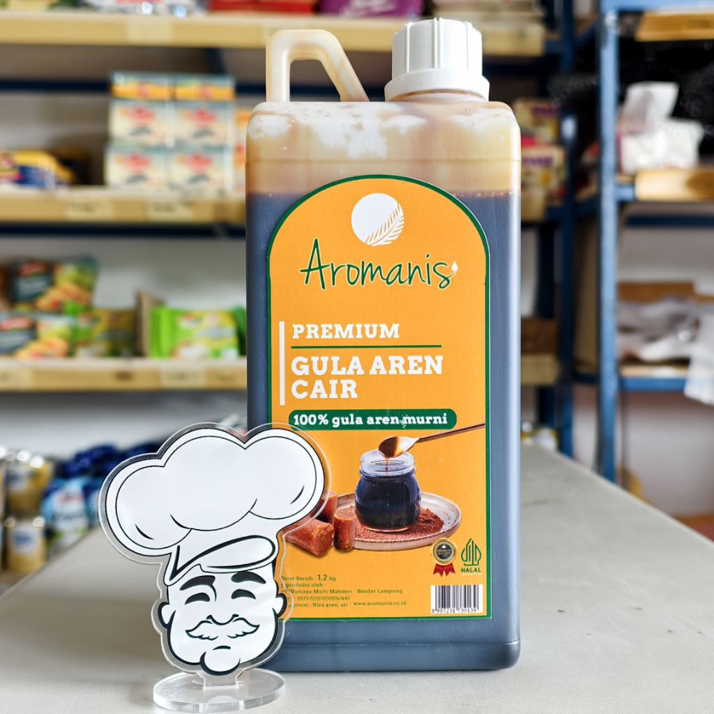 

Aromanis Gula Aren Cair 1,2Kg / Palm Sugar Cair 1,2Kg / Gula Cair Aren 1,2Kg