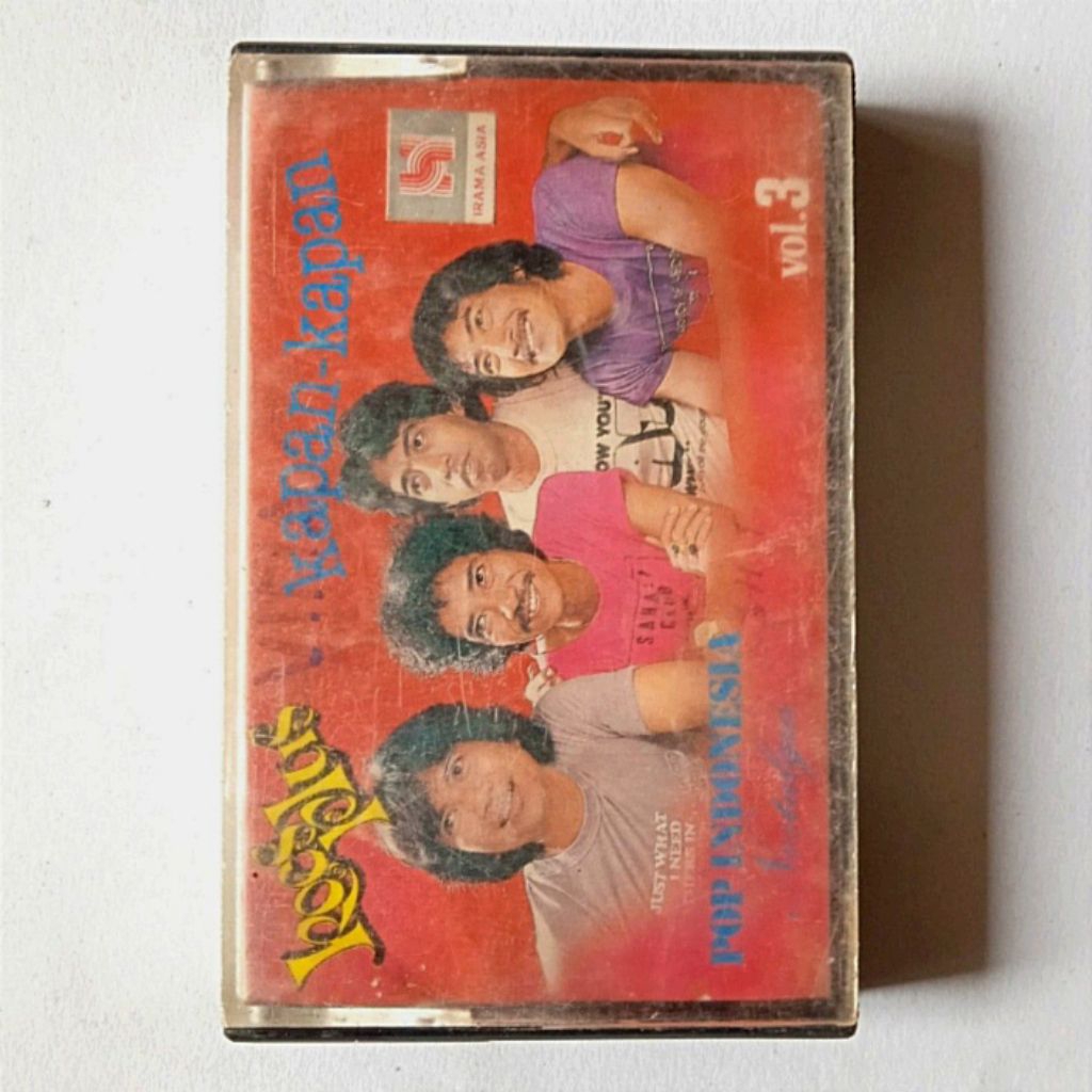 Antik Vintage Kaset Pita Lama KOES PLUS - KAPAN-KAPAN Vol.3 Pop 1979 Layak Koleksi