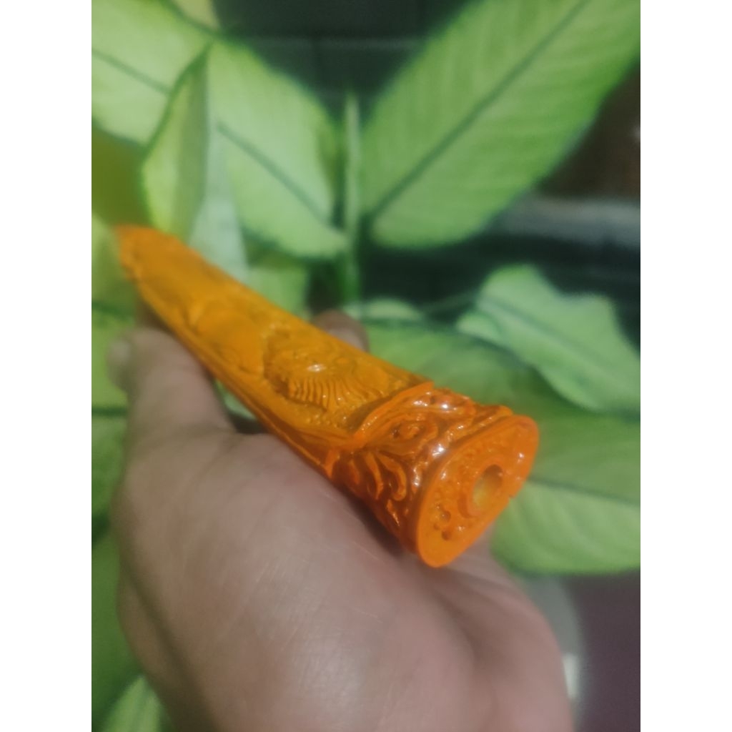 once pipa ukir kombinasi panjang 16-17cm gurih pool