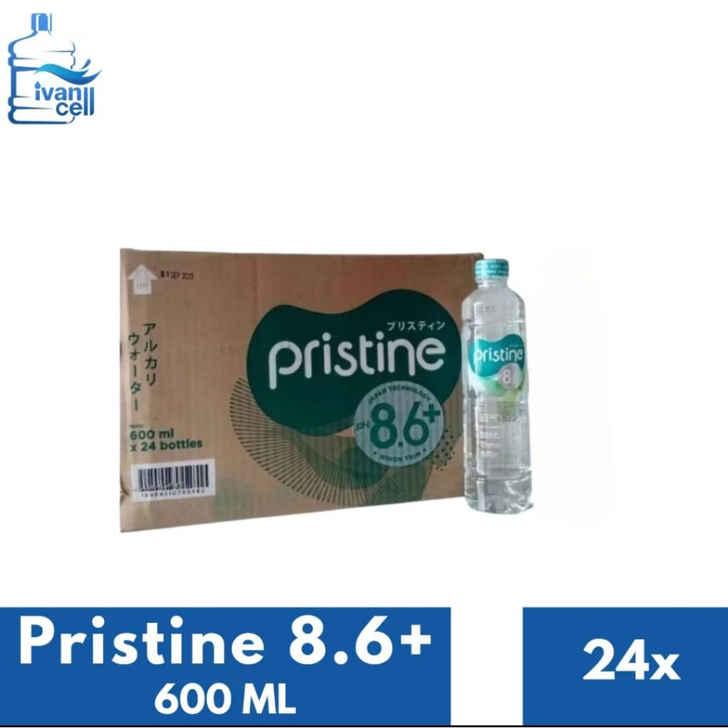 

⚡INSTANT⚡(1 DUS) PRISTINE BOTOL 600 ML isi (24 BOTOL)- ORIGINAL 100%
