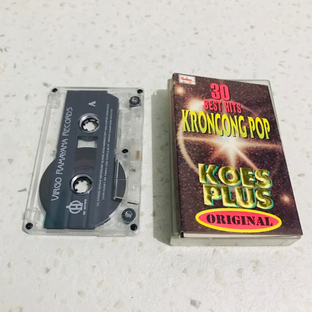 Kaset Pita KOES PLUS - 30 Best Hits Kroncong Pop - Kaset Pita Original