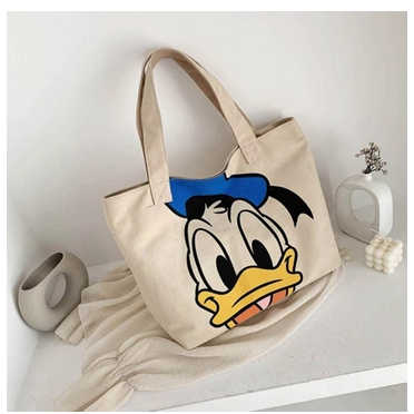 Totebag Disney Tote Micky Minnie Donald Tas Tote Disney
