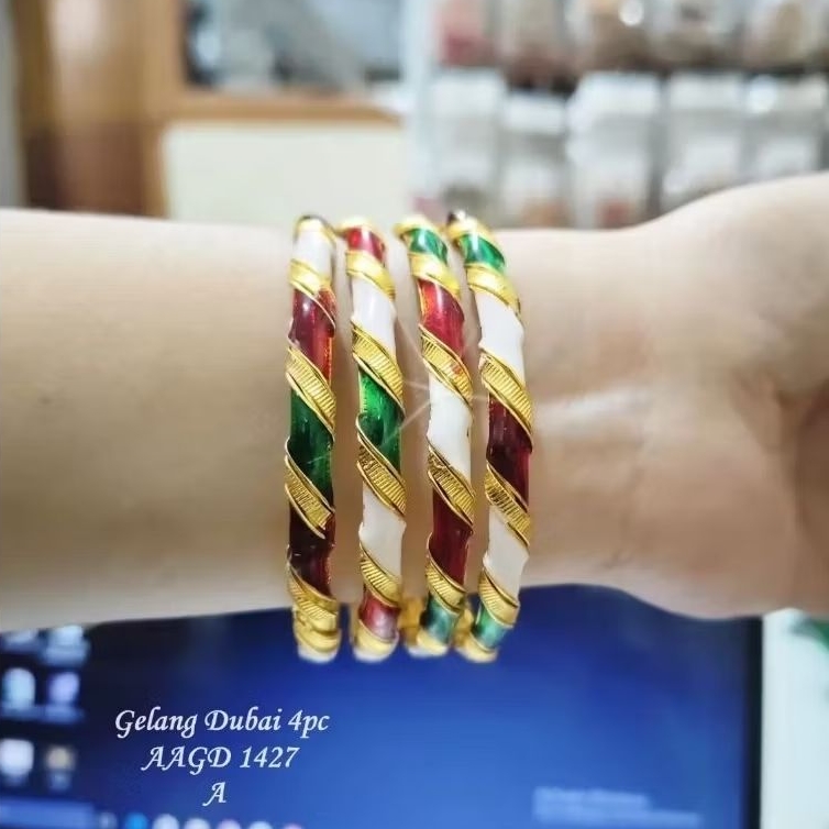 Gelang Emas Dubai 3 warna