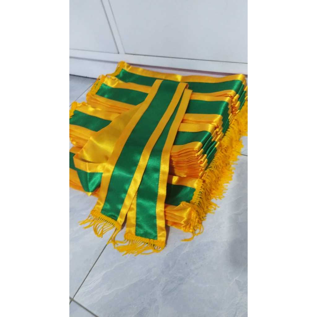 Slayer Kain Satin / Samir Selempang Wisuda Custom