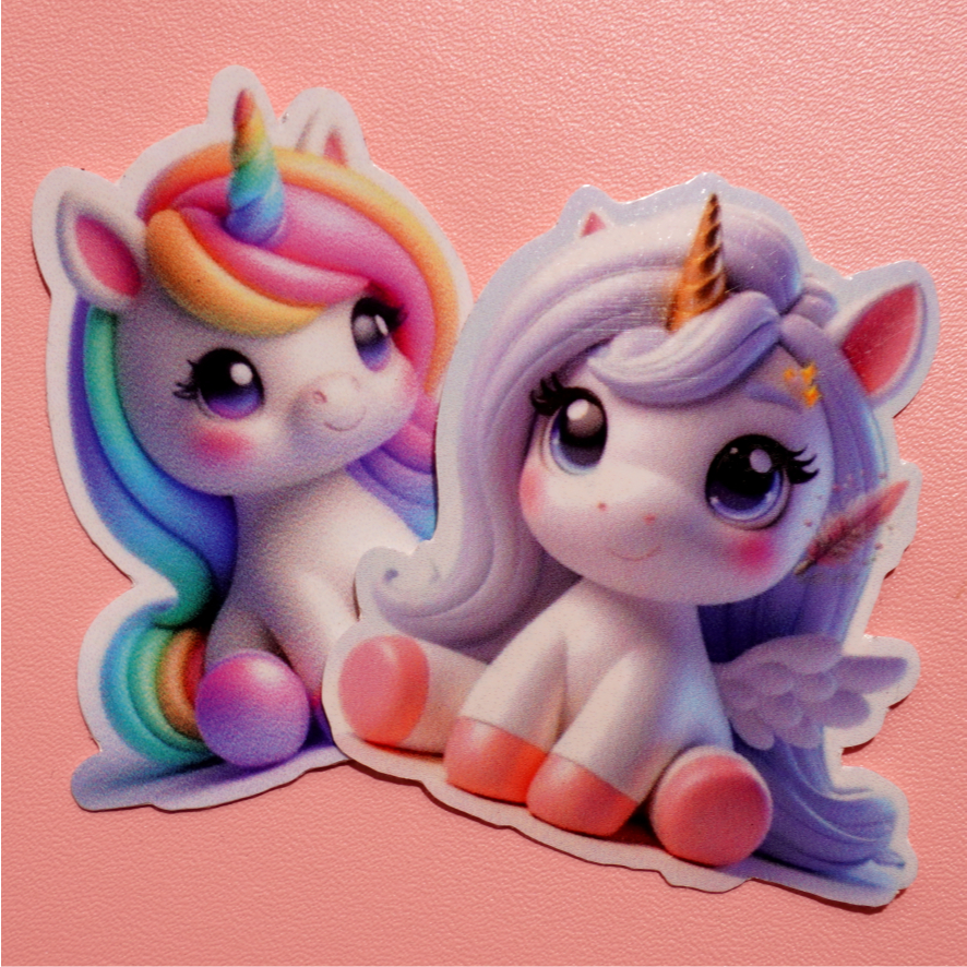 

Unicorn stiker die cut satuan