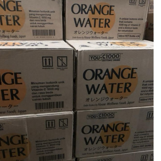 orange water 1 dus 500 ml isi 24