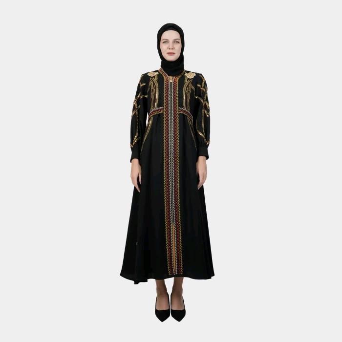ABAYA HIKMAT  A9899 BLACK / Hikmat Fashion Original