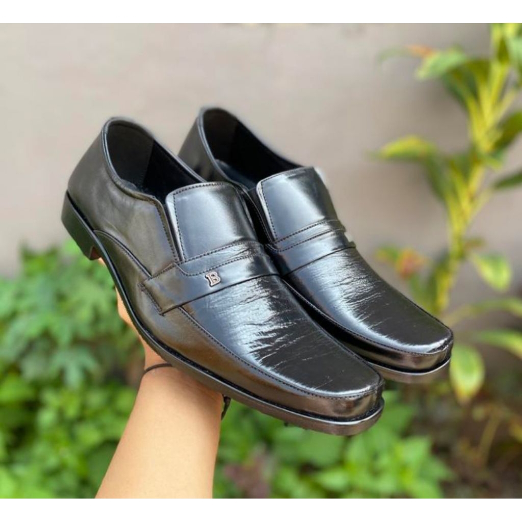 sepatu pantofel pria ukuran jumbo sepatu kulit asli sepatu size jumbo 44 45 46 47