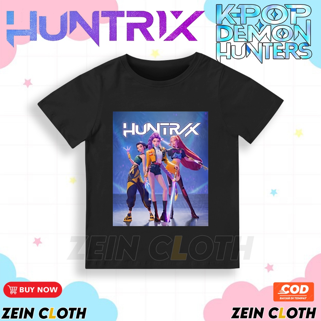 Kaos Anak KPop Demon Hunters / Baju Anak KPop Demon Hunters