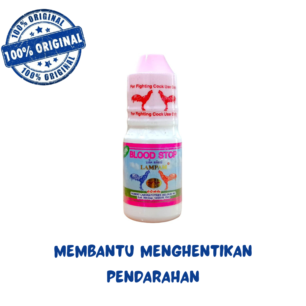 LAMPAM BLOOD STOP 15 ML - membantu menghentikan pendarahan pada ayam