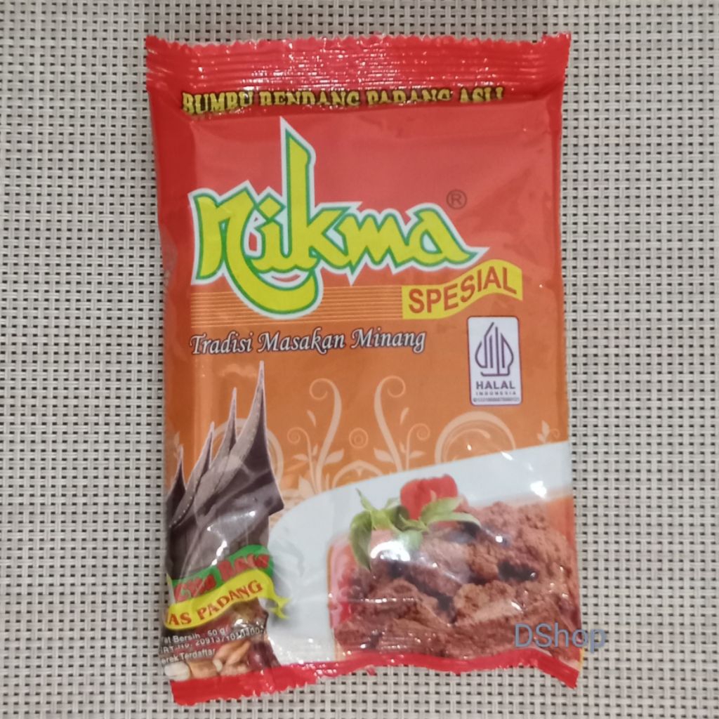 

Bumbu RENDANG Padang Asli NIKMA Spesial 50 gr