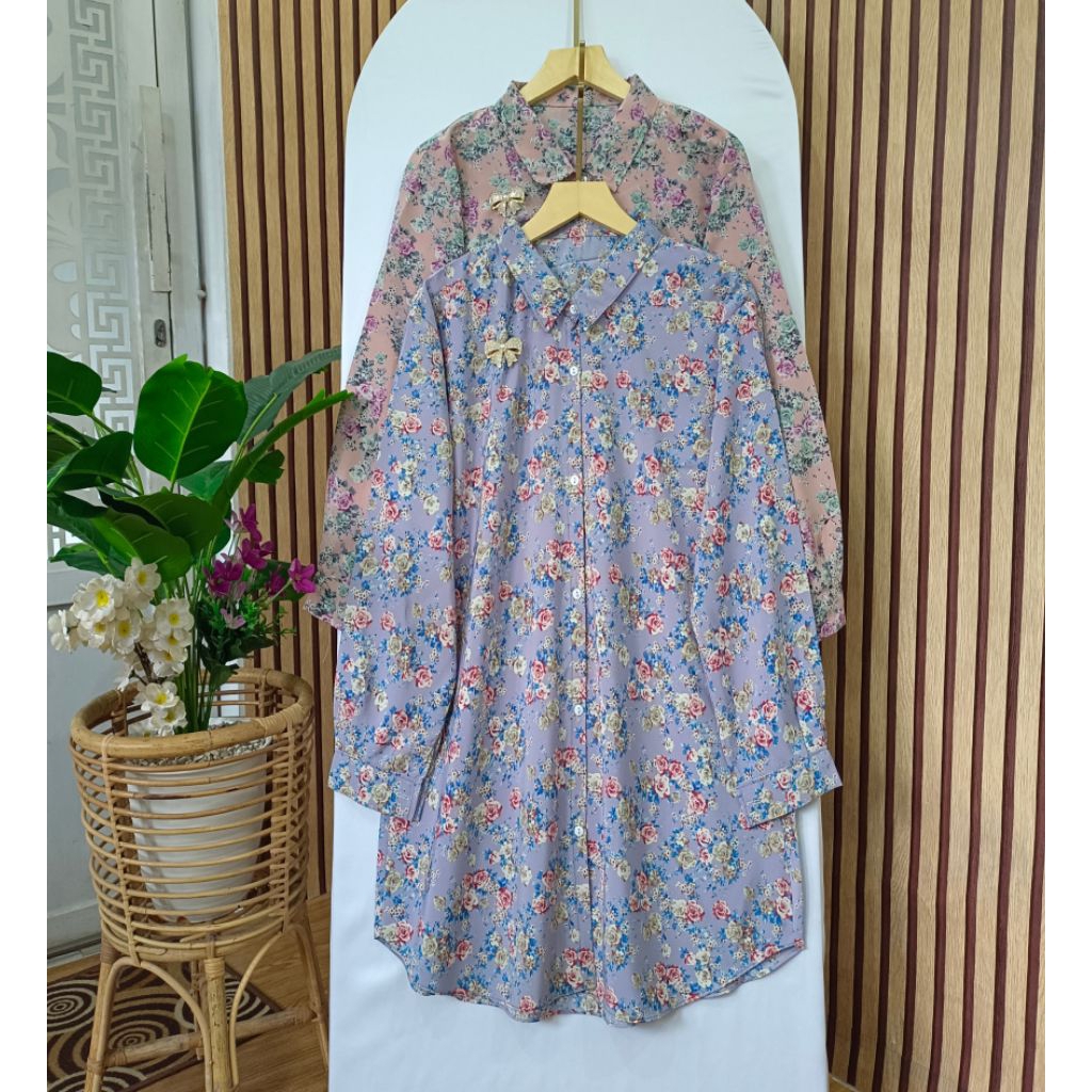 TUNIK KAYLA TUNIK MOTIF TUNIK WOLFIS TUNIK JUMBO LD 120CM