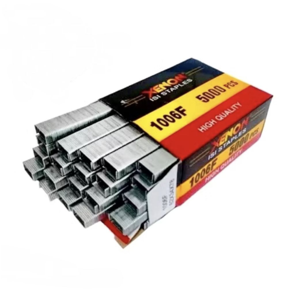 

XENON (5000pcs) ISI REFILL STAPLES 1006F TIPE 53 UK 6 MM paku tembak heckter staple gun