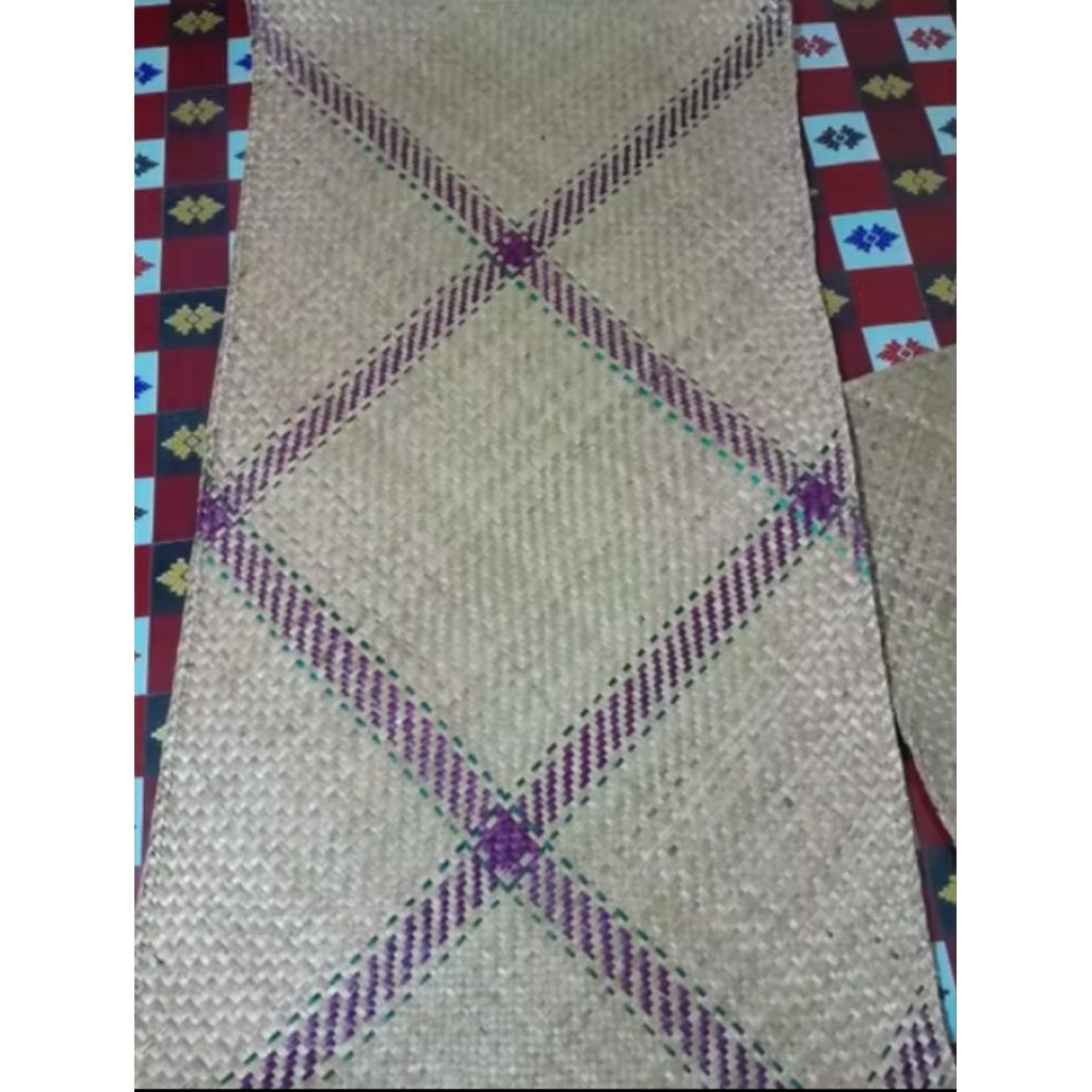 Tikar daun pandan/ purun anyaman palembang