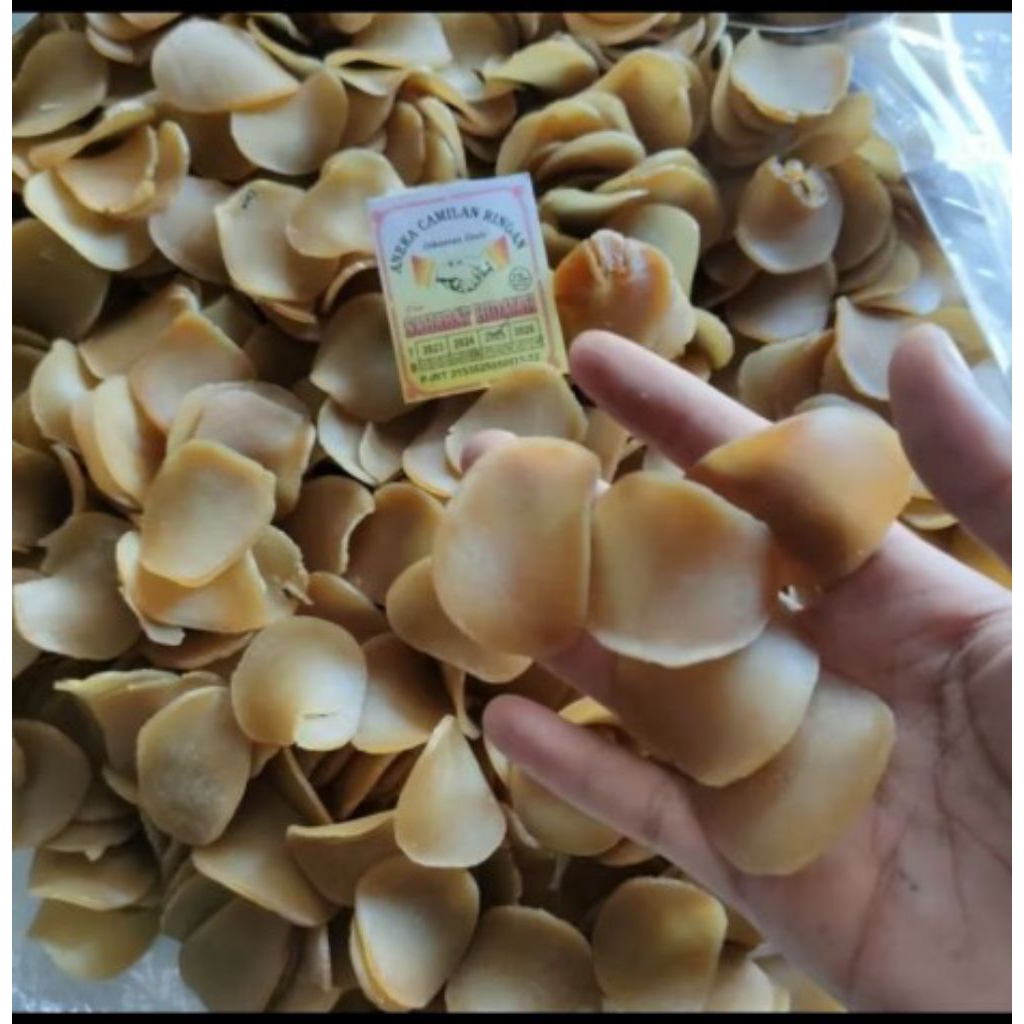 

KERUPUK BAWANG KETUMBAR Mentah krupuk kampung