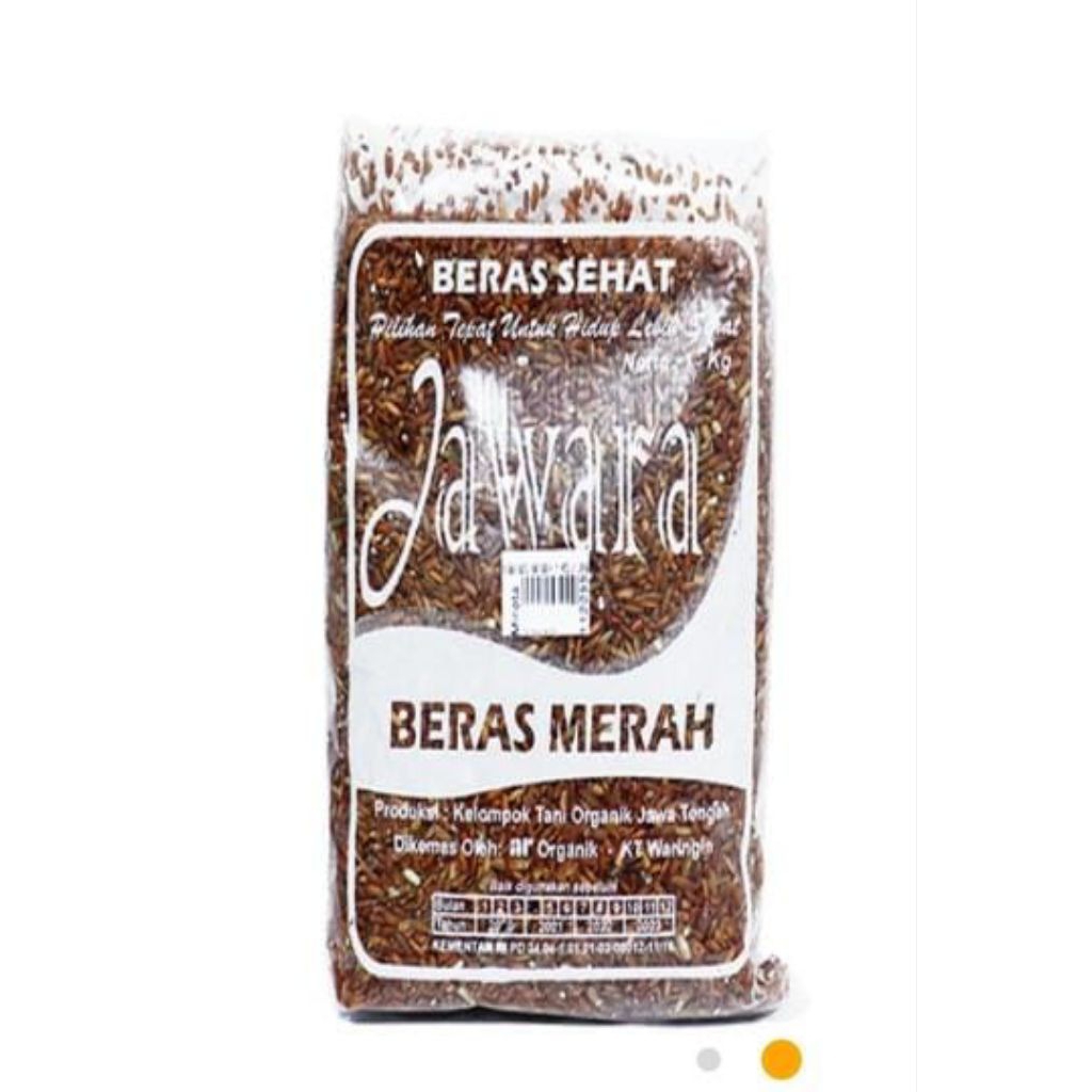 

BERAS MERAH/BERAS SEHAT JAWARA KEMASAN 1KG