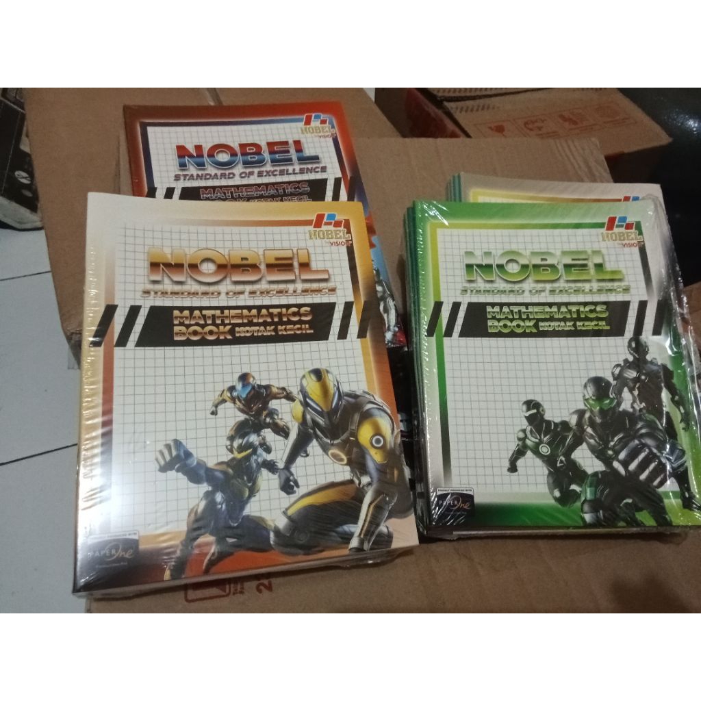 

buku kotak kecil Nobel by vision isi 38 cover random