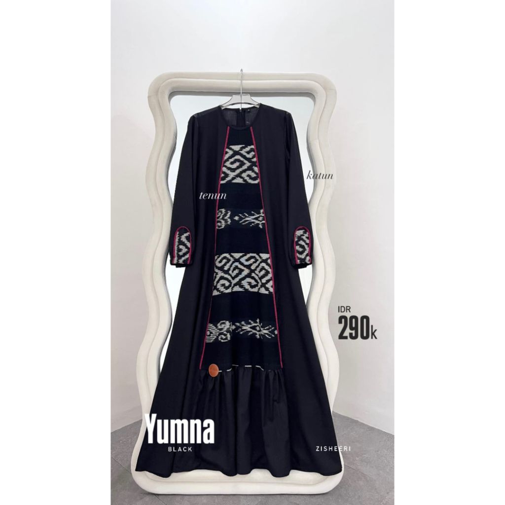 Gamis Zisheeri By Yumna Tenun