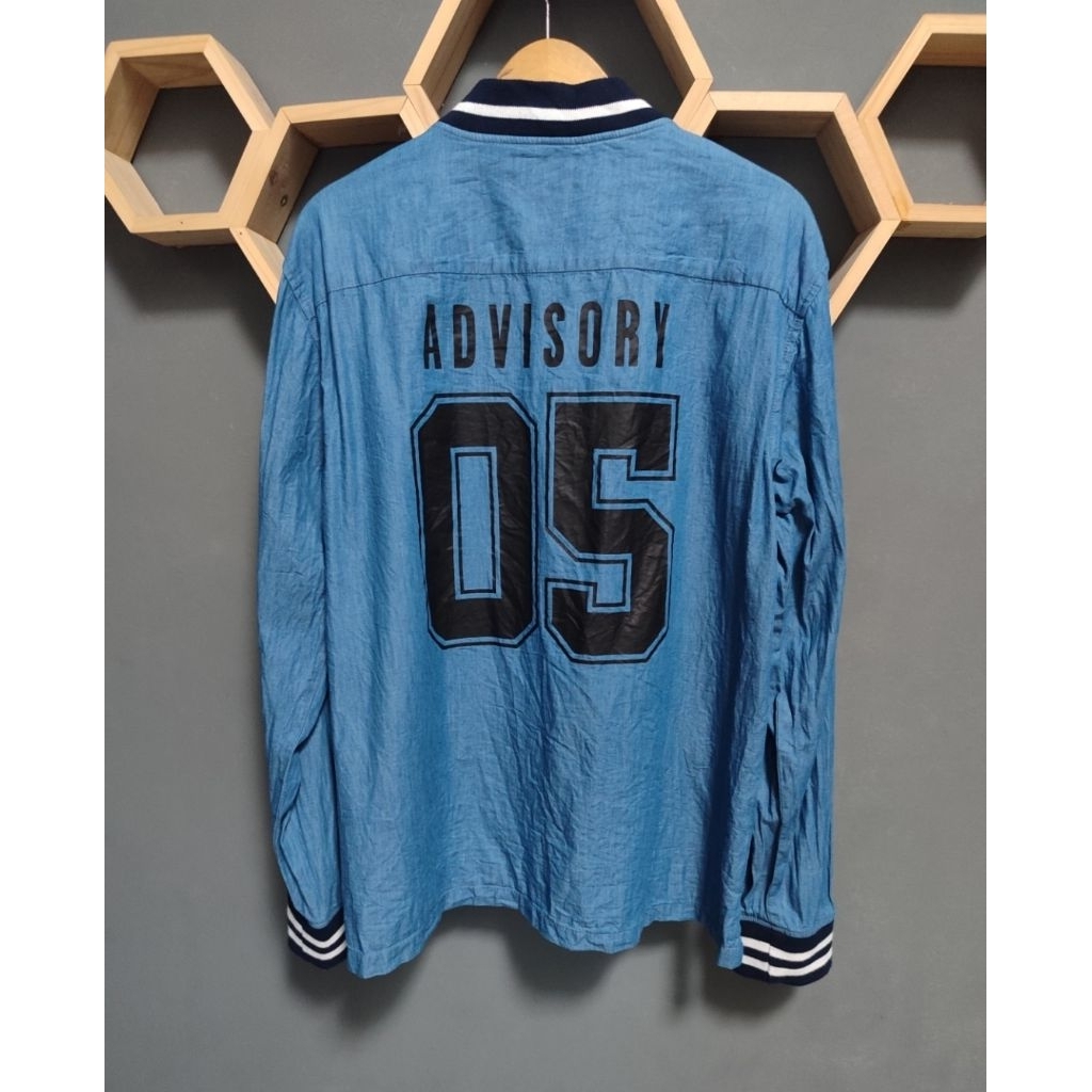 KEMEJA BOMBER PARENTAL ADVISORY