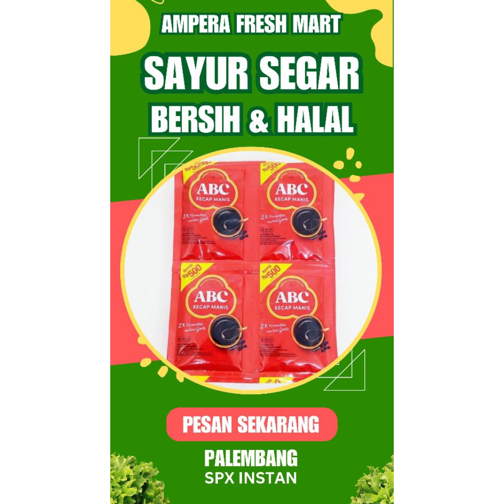 

KECAP MANIS ABC SACHET KECIL- INSTAN PALEMBANG