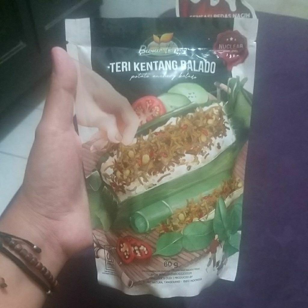 

bionic farm teri kentang balado