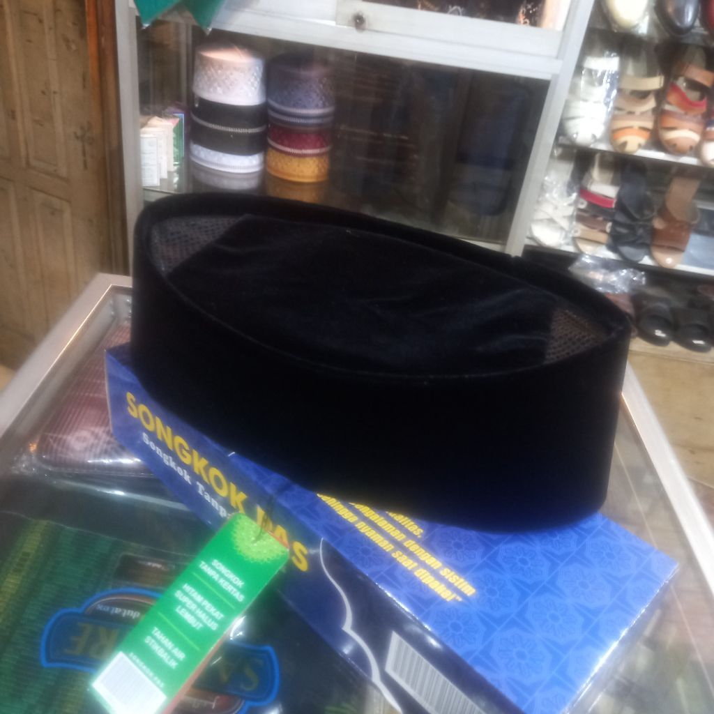 Songkok Hitam premium PAS original, songkok hitam premium PAS original songkok tanpa kertas