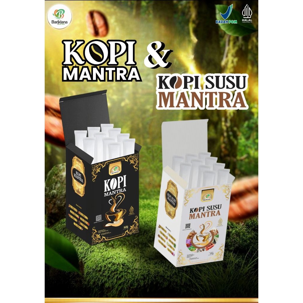 

Kopi Mantra - Kopi Herbal Rempah Untuk Pria & Wanita Aman Untuk Lambung Isi 10 Sachet BPOM Halal MUI