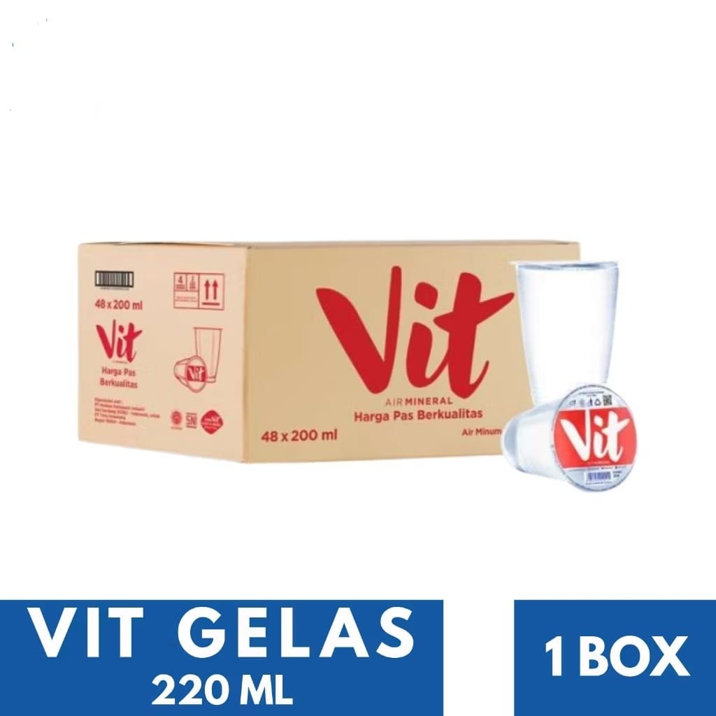 

Air Mineral Vit 220mL 1 Box