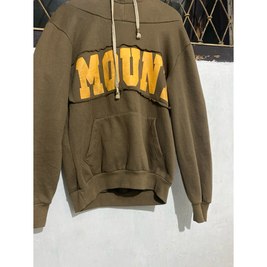 hoodie ijo coklat