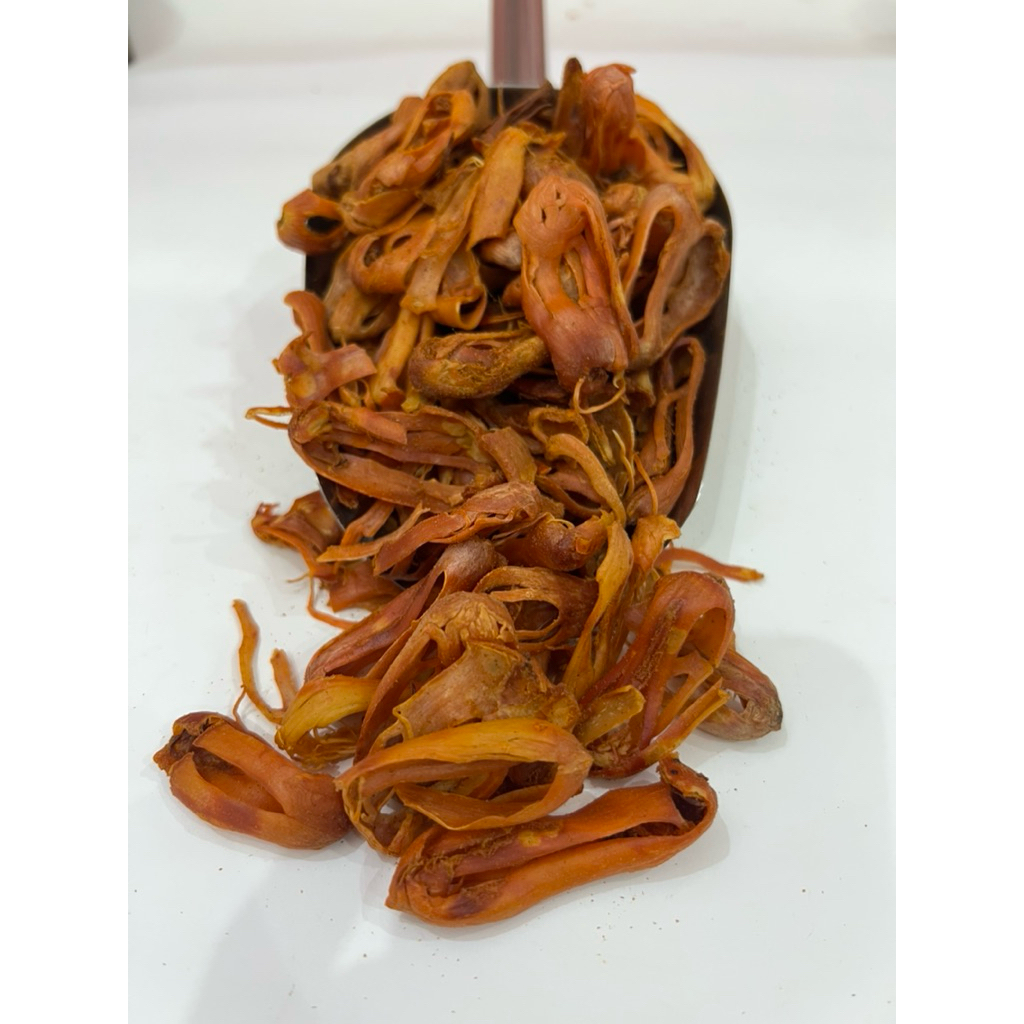 

Bunga Pala kemasan 50gr / Kembang Pala / Bunga pala Lonjong Kering