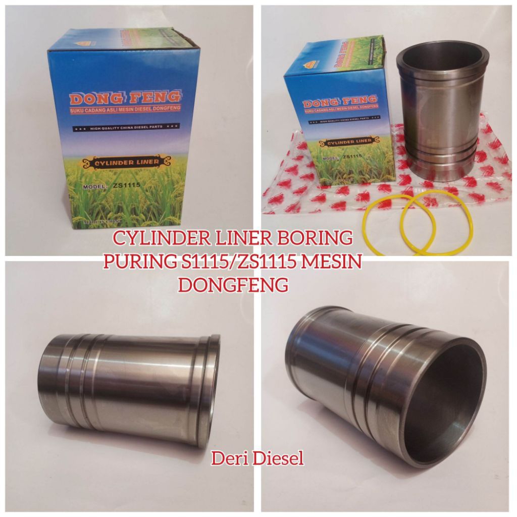 S1115 Boring mesin diesel Dongfeng 24pk ASLI DONGFENG cylinder Liner S1115