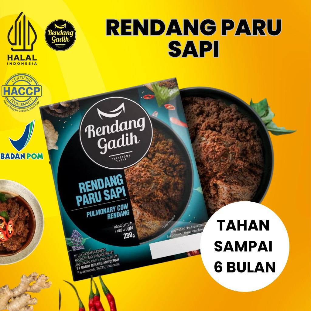 

RENDANG PARU SAPI - RENDANG GADIH PAYAKUMBUH