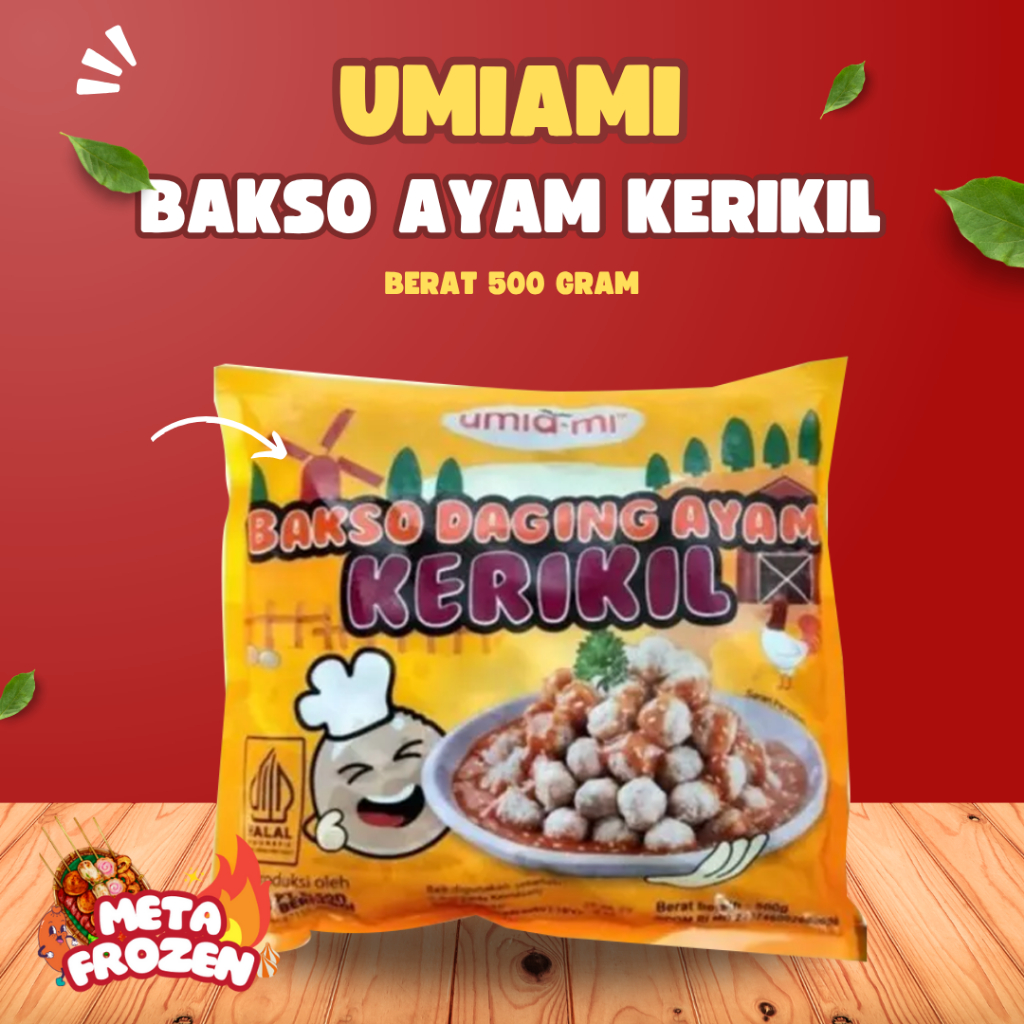 

Umiami Bakso Ayam Kerikil Kecil 500gr Isi 100 Pcs