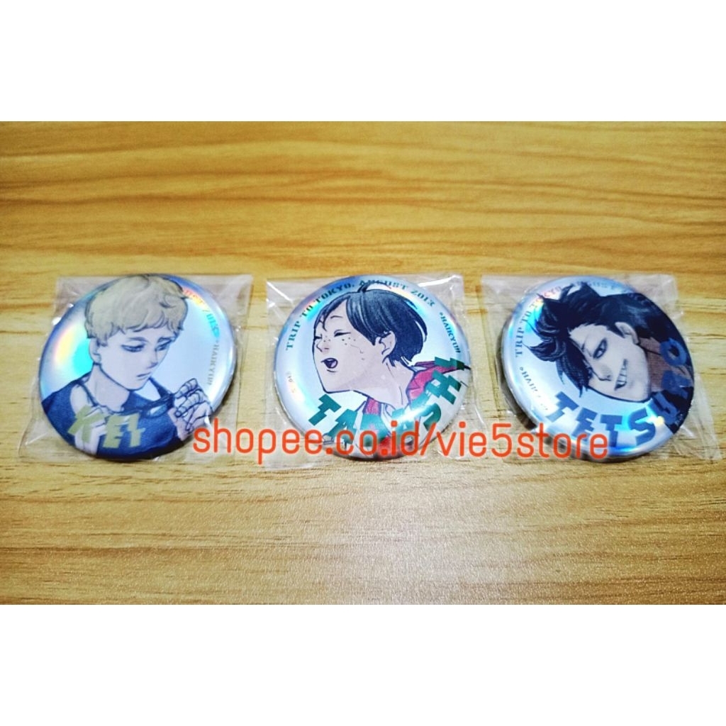 Haikyuu haikyu Metalic Can Badge Jump Giga 2024